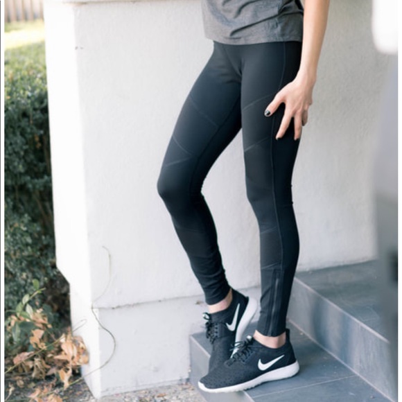 Athleta Sophia Street Moto Leggings 